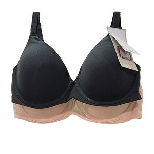 Bra set - New Comfort Underwire Soft cotton bra -t shirt bra with back s…